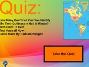 Spil 30s land quiz  online