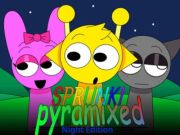 Spil Sprunki Pyramixed: Night Edition online