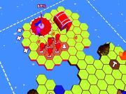 Spil Fliser hex verden: rød vs blå  online