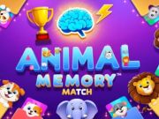 Spil Animal Memory Match online
