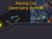 Spil Racingbil ødelægger zombie  online