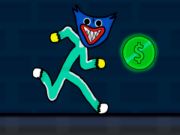 Spil Stickman huggy 456 blæksprutte  online
