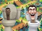 Spil Skibidi toilet krydser vejen  online