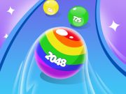 Spil 2048 Kør smukke bolde  online