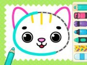 Spil Farvelægning: min kat  online