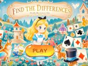 Spil Find forskellene: Alice i Eventyrland  online