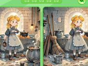 Spil Find forskellene: Askepot  online