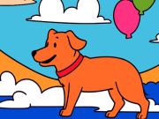 Spil Farve efter kode: gul hund  online