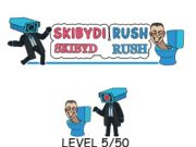 Spil Skibydi Rush  online