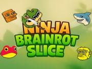 Spil Ninja Brainrot Slice  online
