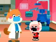 Spil Baby panda tandlæge pleje  online