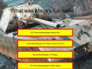Spil Tank Quiz: Maus  online