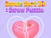 Spil Skrue sortering 3D skrue puslespil online