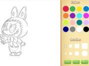 Spil Chibi Labubu farvelægning til børn online