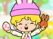 Spil Jigsaw Puzzle: Toca Boca Easter online