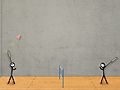 Spil Stick figur badminton  online