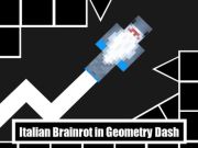 Spil Italiensk hjernebot i geometri dash online
