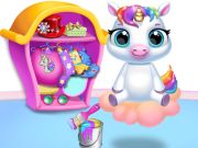 Spil Min baby enhjørning - ponypleje 2 online