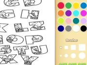 Spil Alphabet Animal Coloring Book til børn online