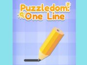 Spil Puzzledom: Én linje online