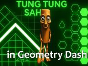Spil Tung Tung Sahur i Geometry Dash online