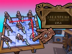 Spil Steampunk Merge To Battle online