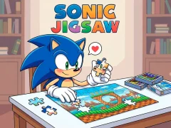 Spil Sonic Jigsaw online