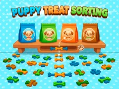 Spil Puppy Treat Sorting online