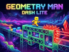 Spil Geometry Man Dash Lite online