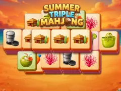 Spil Summer Triple Mahjong online