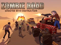 Spil Zombie Road: Shooter with Destruction online