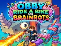 Spil Obby Ride a Bike For Brainrots online
