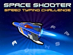 Spil Space Shooter: Speed Typing Challenge online