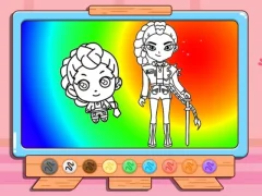 Spil Coloring Book: Kpop Rumi online