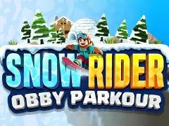 Spil Snow Rider Obby Parkour online