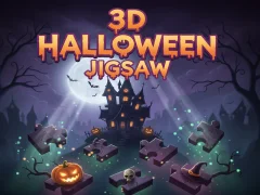 Spil 3D Halloween Jigsaw online