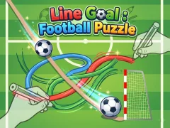 Spil Line Goal : Football Puzzle online