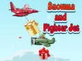 Spil Snowman and Fighter Jet online
