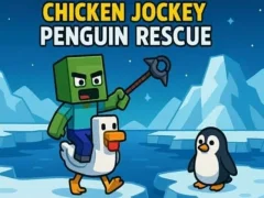 Spil Chicken Jockey: Penguin Rescue online