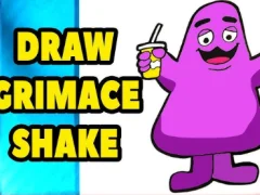 Spil Grimace Shake: Draw and Erase online