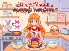 Spil Diary Maggie Making Pancake online
