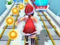 Spil Subway Santa Princess Runner online
