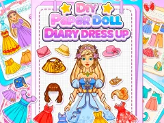 Spil Diy Paper Doll Diary Dress Up online