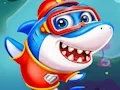 Spil Little Panda Shark Family online