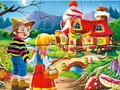 Spil Jigsaw Puzzle: Gingerbread House online