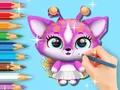 Spil Coloring Book: Cute Fluvsies online