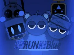Spil Sprunki Blue Mod online