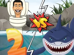 Spil Hungry Shark Vs Skibidi 2 online