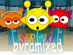Spil Sprunki Pyramixed: Squid Game online