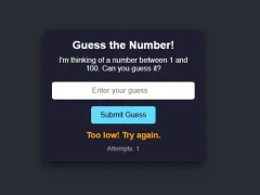 Spil Number Guessing online
